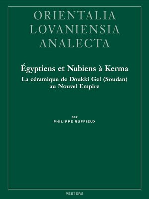 cover image of Egyptiens et Nubiens a Kerma